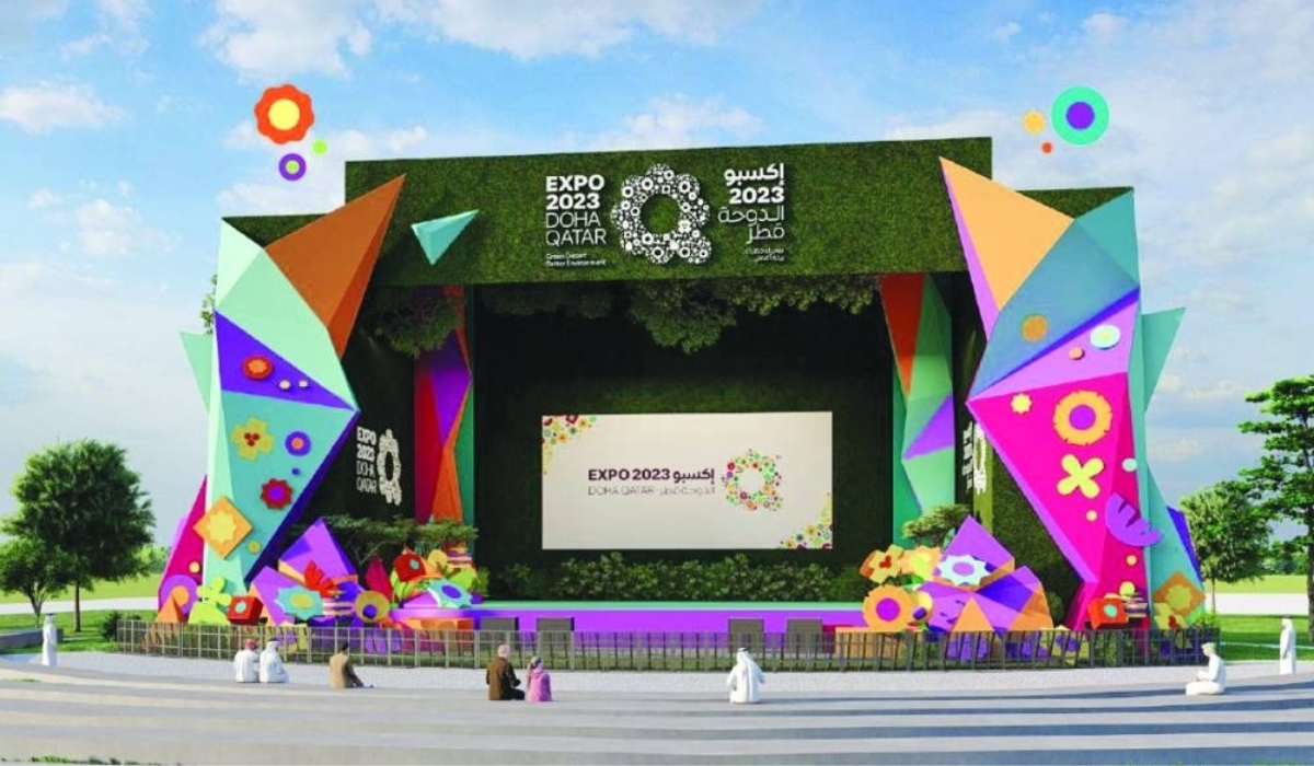 Visitors were delighted by the charm and elegance on the first day of Expo Doha